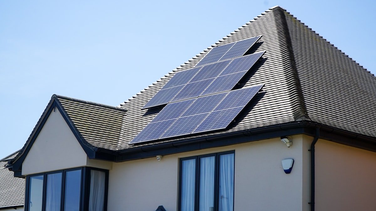 Photovoltaikanlage auf einem Hausdach
